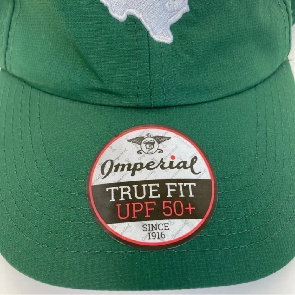 Imperial True Fit UPF 50+ Performance Golf Hat Bundle Masters Texas Black NC OS